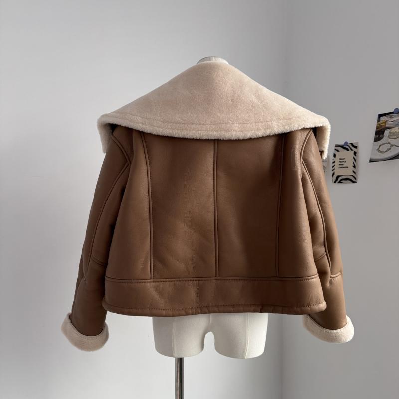 Jackets & Coats | Faux Suede Shearling Oversized Jacket  –  Womens Clothing Jackets & Coats