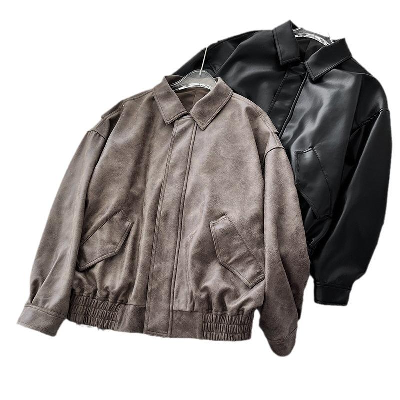 Jackets & Coats | Mori Oversized Faux Leather Jacket  –  Womens Clothing BROWN