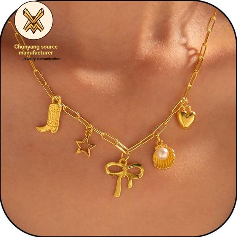 Necklaces | Dreamy Charm Necklace  –  Womens Accessories GOLD