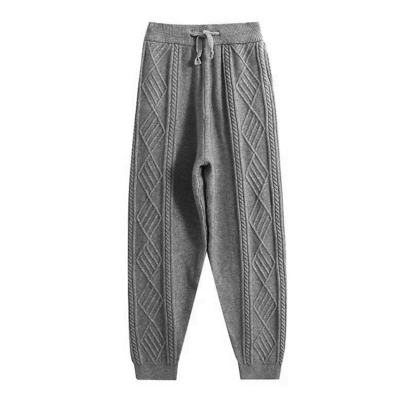 Pants | Kasey Cable Knit Pants  –  Womens Clothing GRAY