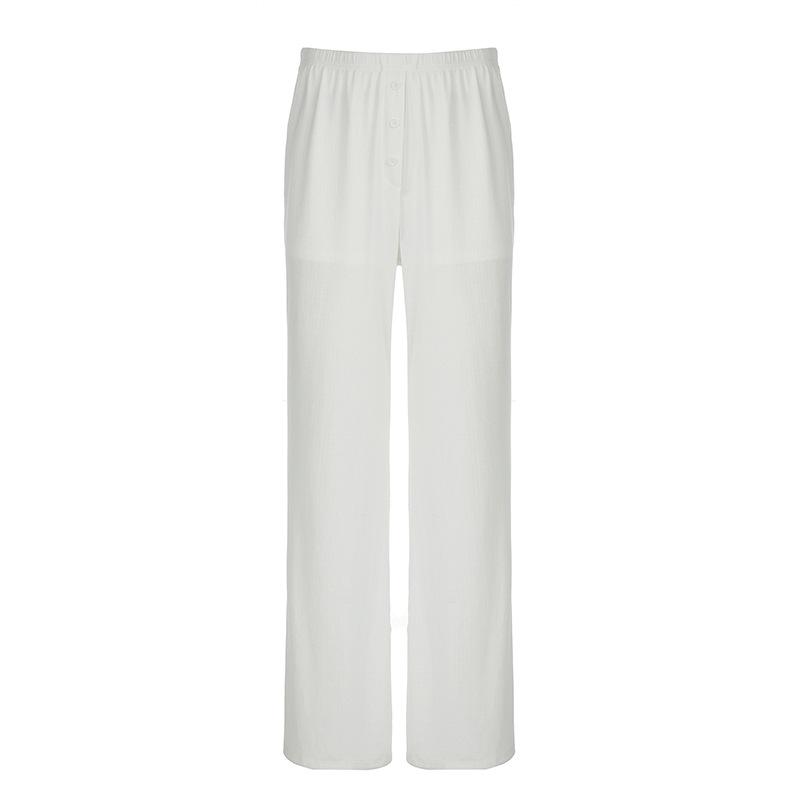 Pants | Lilou Pointelle Pants  –  Womens Clothing Pants