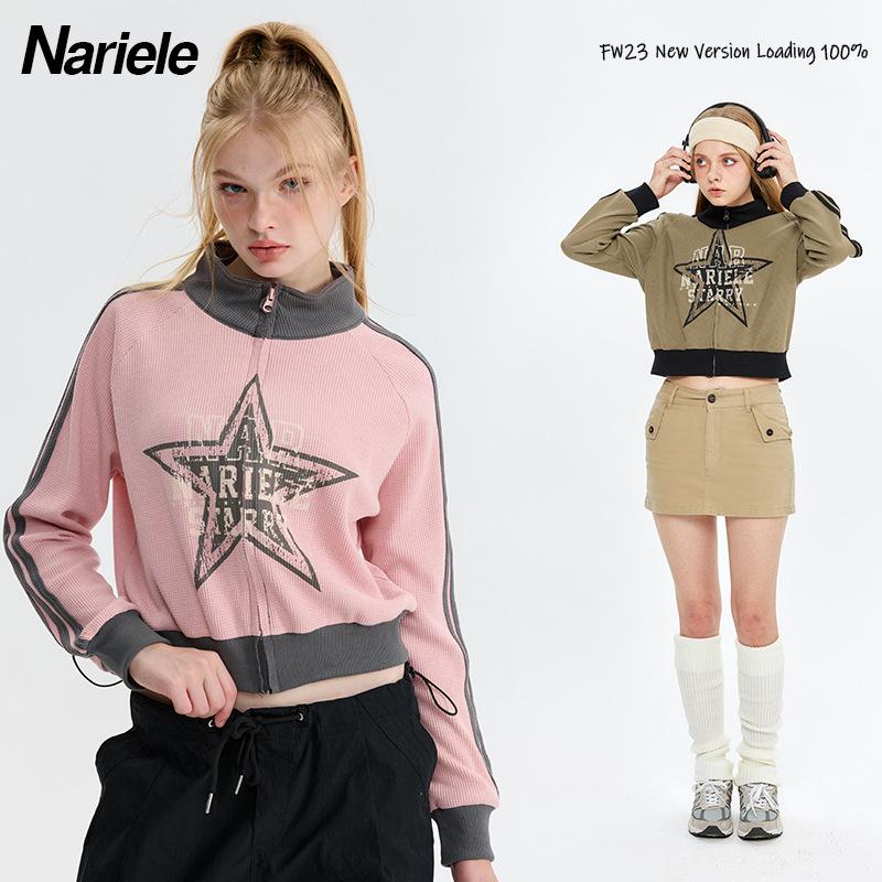 Sets | Superstar Nylon Track Jacket  –  Womens Clothing OFF WHITE AND OLIVE