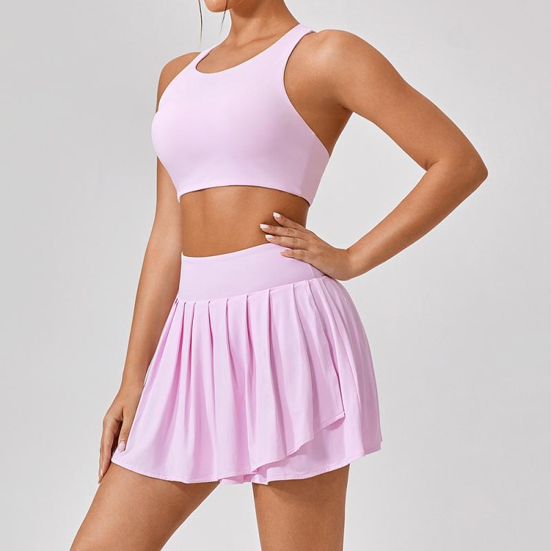 Skirts | Talya Pleated Skort  –  Womens Clothing LIGHT PINK