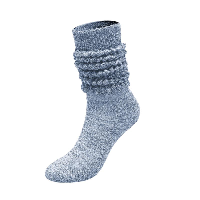 Socks & Tights | Slouchy Scrunch Socks  –  Womens Accessories GRAY MELANGE