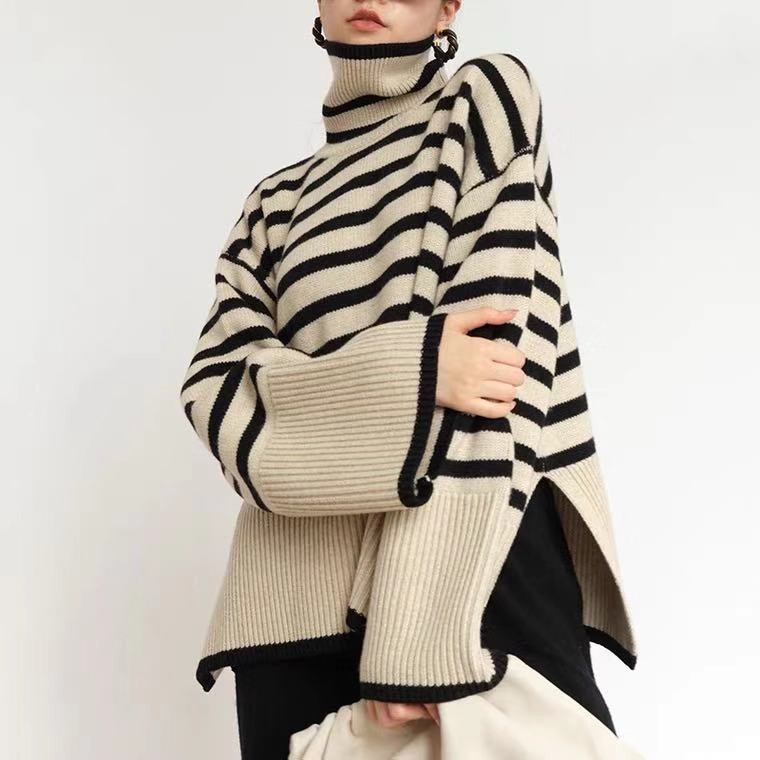 Sweaters & Knitwear | Cassidy Turtle Neck Sweater  –  Womens Clothing BEIGE