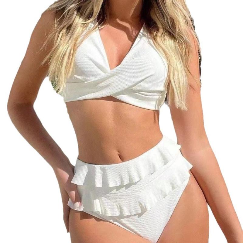 Swimwear | Lacey Ruffled Bikini Bottom  –  Womens Clothing Swimwear