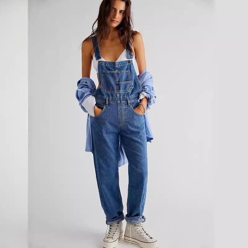 Denim | Rosemary Denim Overalls  –  Womens Clothing BLUE WASHED