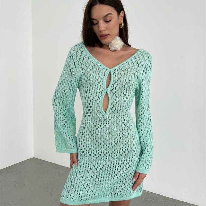 Dresses | Brie Cut Out Crochet Mini Dress  –  Womens Clothing Dresses